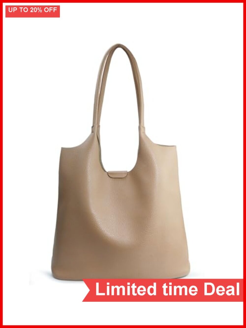 Faux Leather Hobo Tote Bag Women Shoulder Handbag Purse